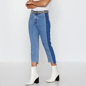 Nasty Gal Cropped Mom Jeans